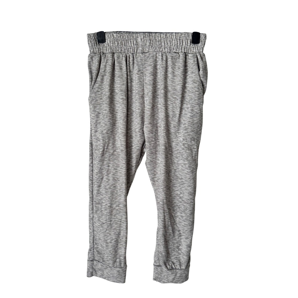 Real Essentials Heather Grey Space Dye Jogger Pants Small Activewear Loungewear